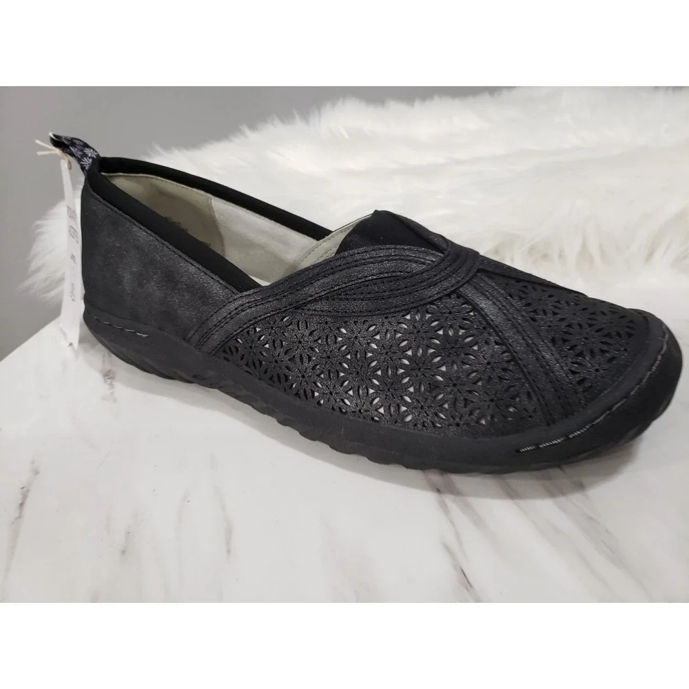NEW‎ NO BOX SIZE 10 - JBU BY JAMBU Florida Casual Step-In Shoe Black slip on